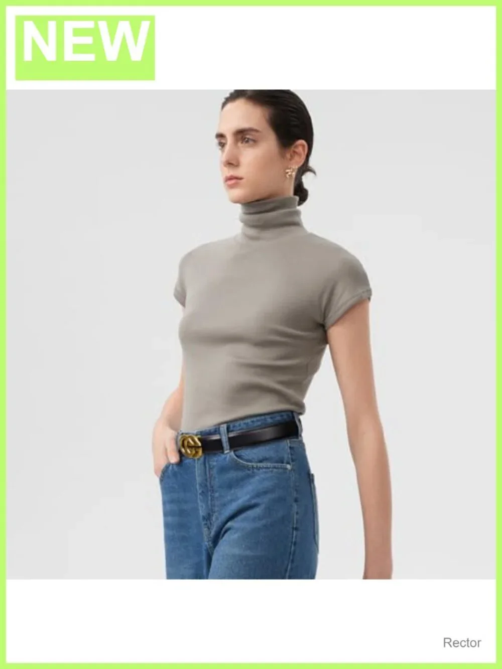 Women's Leather Belt with Buckle for Dresses Jeans Coats